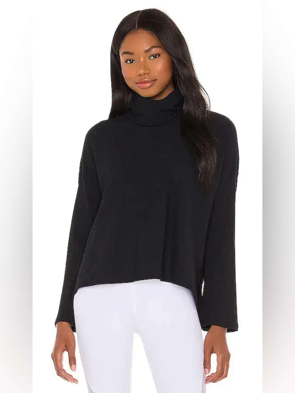 Free People Movement Cant Handle This Turtleneck in Black